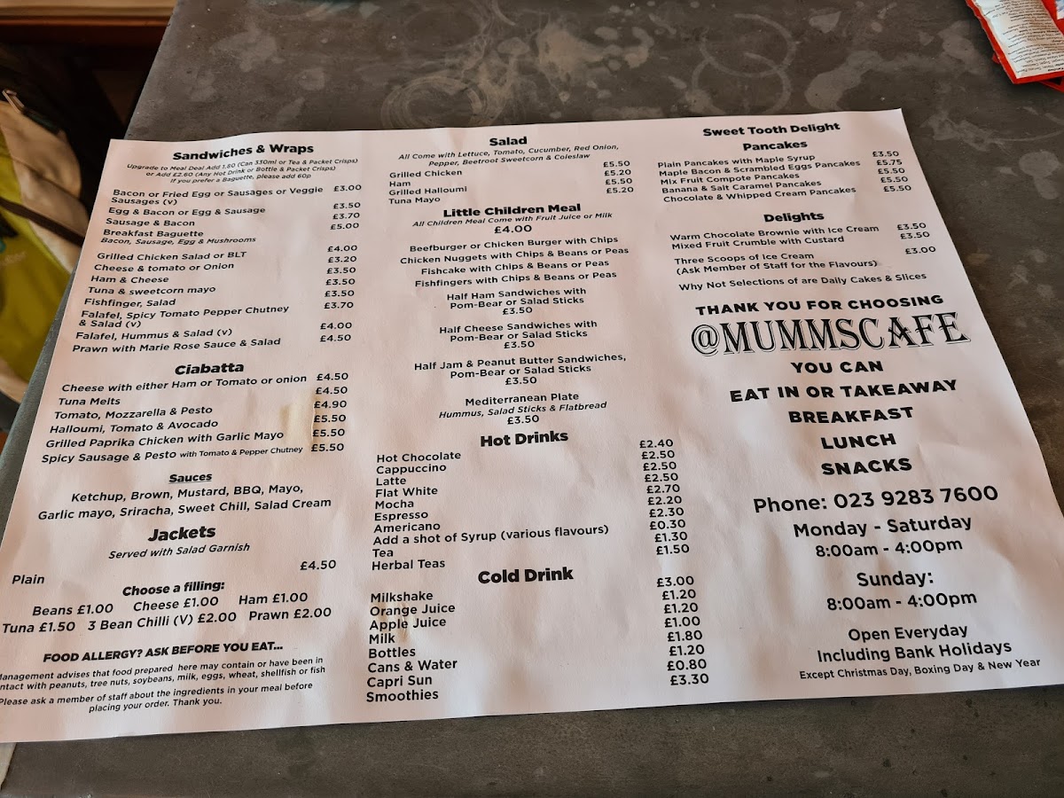 Menu Mumms Cafe-2